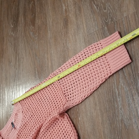 (XL) Amanda Green Crochet Sweater Oversized Relaxed Fit Bohemian Indie Granny - Picture 5 of 8